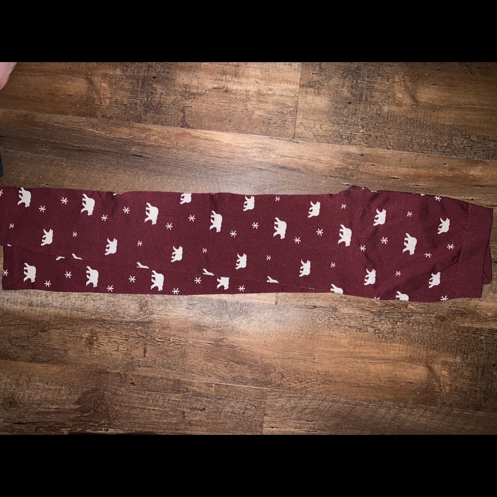 Fleece Lined Polar Bear Leggings
